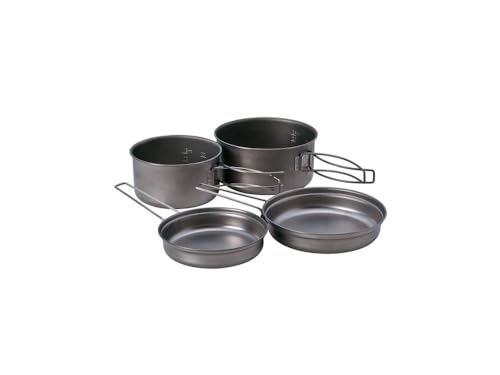 Snow Peak Set Da Cucina Multi Compatto, In Titanio Giapponese, Ultraleggero E Compatto, Per Campeggio E Zaino In Spalla, Prodotto In Giappone, Garanzi