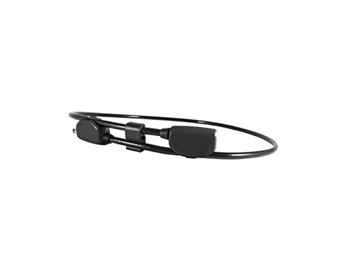 Hiplok Pop, Lucchetto A Cavo, Unisex, All Black, Circonferenza Di Chiusura 130 Cm