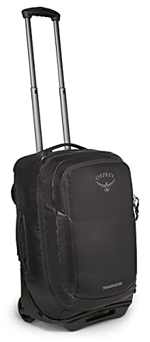 Osprey, Rolling Transporter Carry-On Borsone Da Viaggio Black O/S Unisex-Adult, S