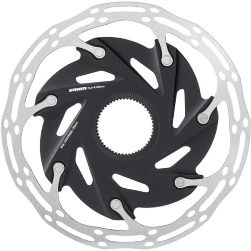 Sram Nero Disco Freno Centerline Xr Two Pieces 160Mm Center Lock Arrotondato Unisex Adulto, 160Mm-Centerlock