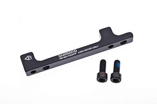 Shimano Sm-Ma-F203P/P, Adattatore Per Freno A Disco, 203 Mm, Nero