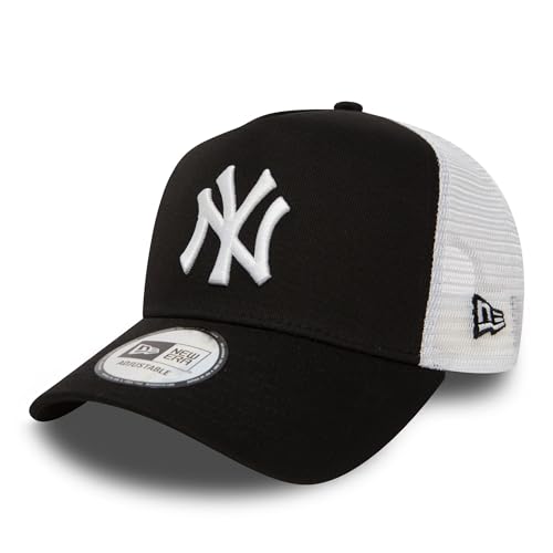 New Era York Yankees Mlb Clean Trucker Cap 11588491, Mens Cap With A Visor, Black, Osfa Eu
