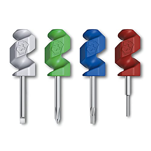 Victorinox, Set Di Quattro Mini Strumenti Composto Da Un Cacciavite A Testa Piatta, Un Cacciavite Phillips 000, Un Cacciavite Torx T4 E Uno Strumento