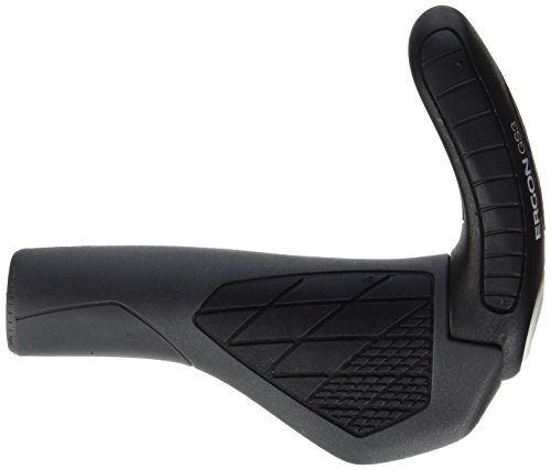 Ergon Gs3-L, Maniglia Per Bicicletta. Unisex Adulto, Nero, L