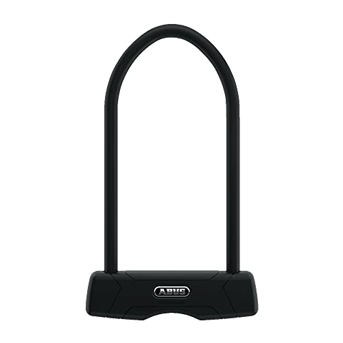 Abus Granit 460 Lucchetto A U + Supporto Ush460 - Lucchetto Per Bicicletta Con Staffa Tonda - Livello Di Sicurezza Abus 9 - Colore Nero