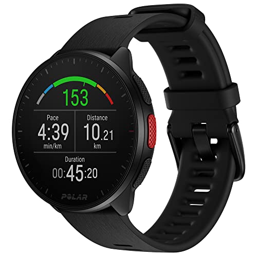 Polar Pacer - Running Watch Con Gps - Processore Ad Alta Velocità - Leggero Con Pulsanti Antiscivolo - Funzionalità Di Allenamento E Recupero - Cardio