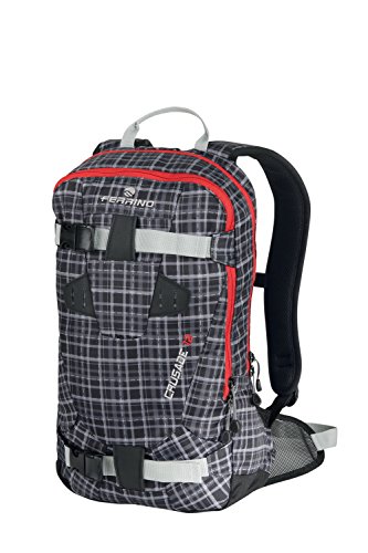 Ferrino Crusade, Zaino Da Hiking Con Porta Snowboard, Sci O Ciaspole Unisex, Nero, 12 Litri