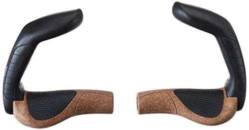 Ergon Gp5-L Biokork, Impugnatura Per Bicicletta Unisex Adulto, Marrone/Nero, Taglia Unica