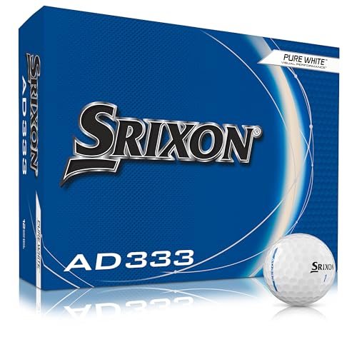 Srixon Ad333 11 - Palline Da Golf A 11 Distanze - Bassa Compressione - Per Coerenza E Controllo - Linea Di Allineamento - Accessori Da Golf Premium E