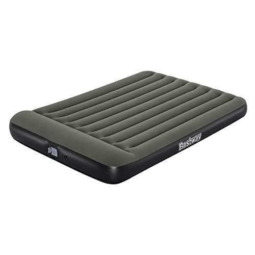 Bestway Materassino Gonfiabile Tritech Con Pompa A Batteria Integrata Double Xl/Lo 203 X 152 X 30 Cm