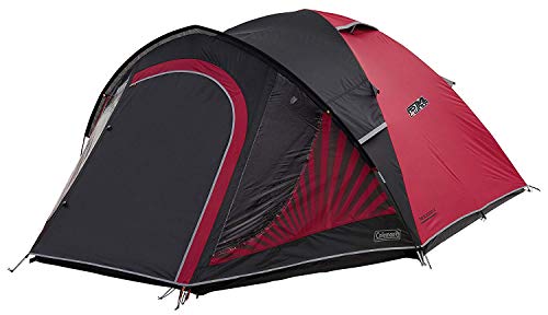 Coleman Blackout Per 4 Persone, Tenda Unisex, Rosso-Grigio, 340X260X140 Cm