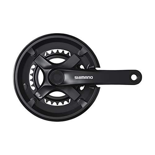 Shimano Ty501, Guarnitura Unisex Adulto, Nero, 175Mm