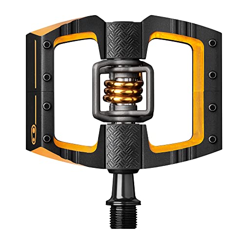 Crankbrothers 16096, Pedali Unisex, Nero/Oro, 100 X 78 Mm