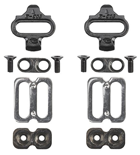 Exustar 4015493310228, Tacche Pedale E-C05F Spd Compatibili Unisex Adulto, Nero, Unica