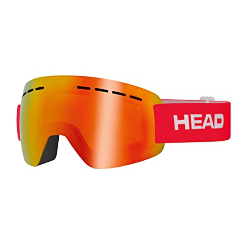 Head Solar Fmr Occhiali Da Sci, Unisex-Adult, Fmr Rosso, M
