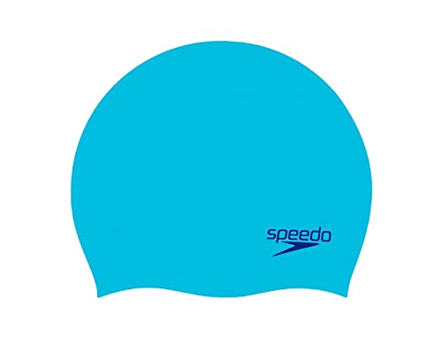 Speedo Silicone Modellato, Cap Gioventù Unisex, Blu, One Size