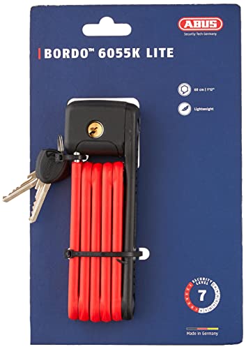 Abus Unisex, Lucchetto Per Bicicletta, Rosso, 60 Cm