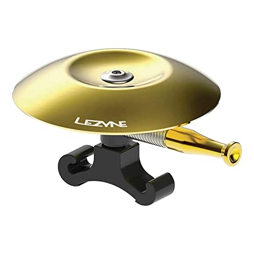 Lezyne Classic Shallow Brass Bell Campanello Per Bici, Nero, M Unisex Adulto
