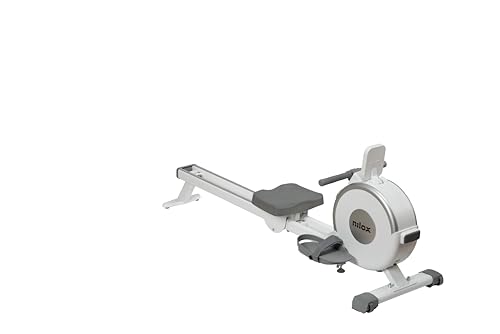 Nilox Rowing Machine Xr1, Vogatore Pieghevole Per Casa Con Volano Magnetico Da 3Kg, Resistenza Regolabile Su 16 Livelli, Supporto Per Tablet, Silenzio