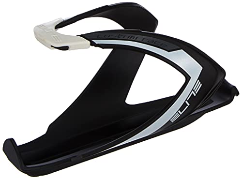 Elite, Porta Borraccia Custom Race, Nero (Schwarz/Weiß)