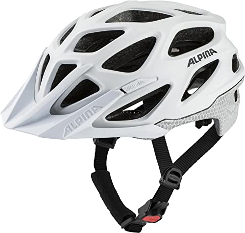 Alpina Mythos, Casco Da Bicicletta Unisex Adulto, White Reflective, 52-57 Cm
