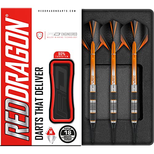 Red Dragon Amberjack 1: 18G: - 90% Freccette Steel Tungsteno Con Alette Freccetta, Gambi Freccette, Astuccio Per Freccette Carta Checkout