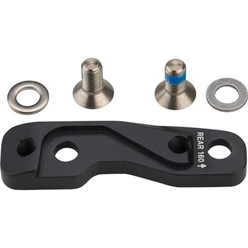 Sram, Am Flat Mount Bracket Rear 20F Unisex Adulto, Nero, 160 Mm