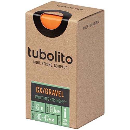Tubolito Camera D'Aria Tubo, Cx/Gravel, 700C/28", Valvola 60 Mm, Arancione