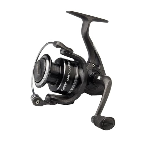 Dam Quick Impulse 4Qf Mulinello Da Pesca, Mulinelli Da Spinning, Pesca A Tutto Tondo, Unisex, Nero, 4000S, Fd