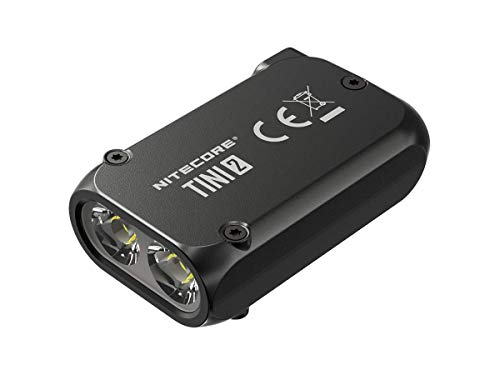 Nitecore Tini2 Gr, Lampada Porta Chiave Unisex-Adulto, Nero, 50Mm