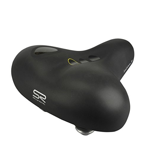 Selle Royal Adulti Elastomero Gel Tour Sattel, Nero, One Size