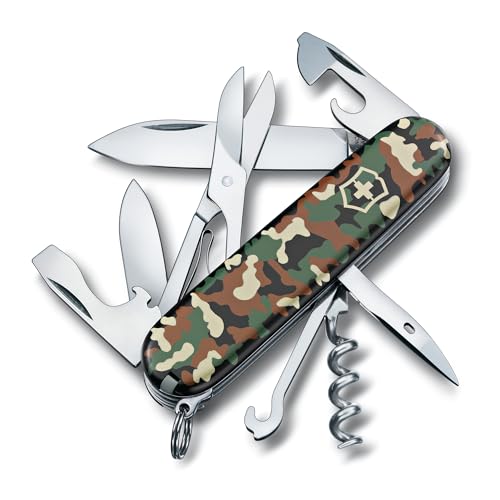 Victorinox, Coltellino Tascabile Climber (14 Funzioni, Lama Grande, Apribottiglie), 91 Mm