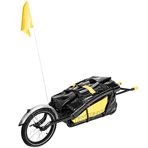 Topeak Sr Pro Carbon Femme, Journey Tx-Rimorchio Per Bicicletta Unisex-Adulto, Nero, M/L