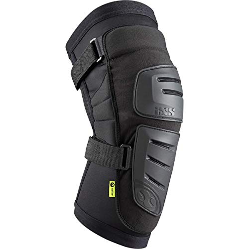 Ixs Trigger Race, Ginocchiere Mtb/E-Bike/Cycle Unisex-Adulto, Nero, X-Large