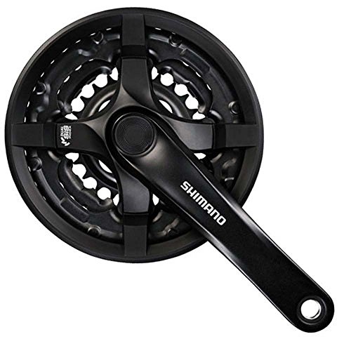 Shimano Fc-Ty501 Quadrato 6/7/8 Ingressi, Guarnitura Unisex Adulto, Nero, 170Mm