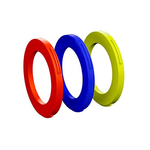 Magura Bremszange, Kit Per Mascherine Unisex Adulto, Blu, Rosso Fluo, Giallo Fluo, 6 Stück