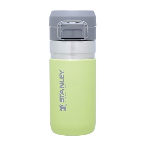 Stanley Quick Flip Borraccia Termica 0.47L Citron - Borraccia Acciaio Inossidabile - Bottiglia Acqua Senza Bpa - Compatibile Con Portabevande - Lavabi