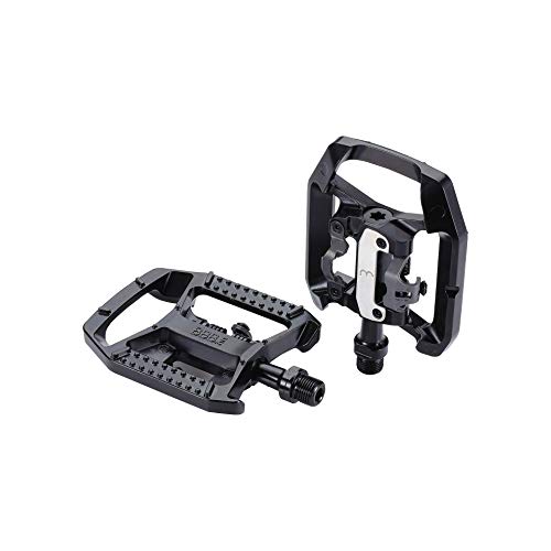 Bbb - Pedali Combinati Per Bicicletta, Con Sistema A Scatto, Colore Nero, Taglia Unica