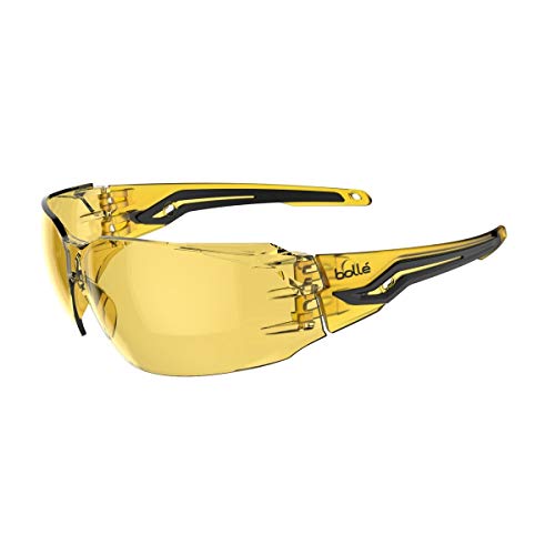 Silex - Patillas Bi-Material Pc Y Tpr Amarillo Y Negro – Pc Amarillo Antirayaduras Y Antivaho