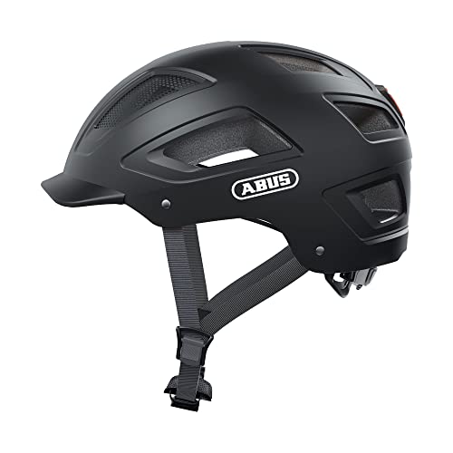 Abus Hyban 2.0 Casco Da Città - Casco Da Città Per Uso Quotidiano Con Calotta Rigida In Abs - Per Uomo E Donna - Nero, Taglia L