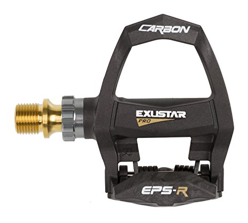 Exustar Pedale Apribile Corsa, Nero