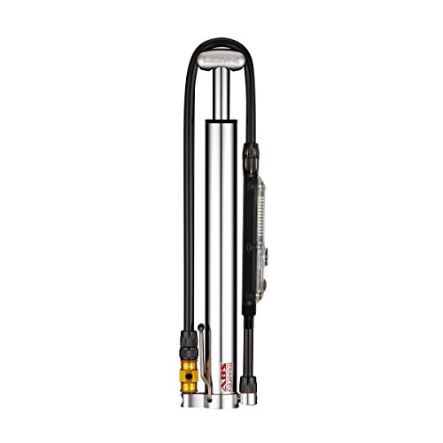Lezyne Minipumpe Cnc Micro Floor Drive Digital Hvg, Silber-Glänzend 90Psi, 30Cm, 1-Mp-Mfdr-V206Hvdg, Mini Pompa. Unisex Adulto, Argento, Misura Standa