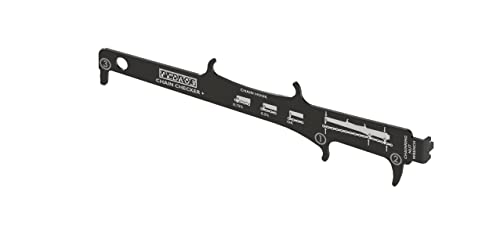 Pedros Checker Chain Plus Ii, Strumento Per La Misurazione Dell'Usura Della Catena Unisex Adulto, Nero, For All Chains