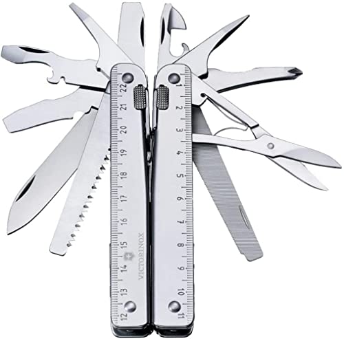 Victorinox, Swiss Tool, Swiss Tool X (26 Funzioni, Pinza Combinata, Forbici, Lima Metallica, Scala) Colore Grigio