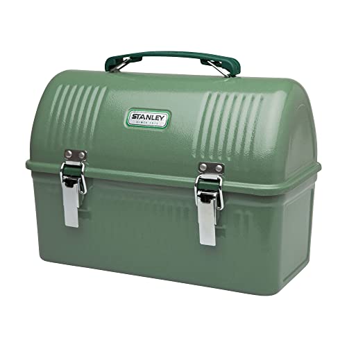 Stanley Classic Lunch Box 9.5L Hammertone Green - Scatola Per Il Pranzo In Acciaio Inox Con Manico - Contenitore Per Alimenti Senza Bpa - Può Contener