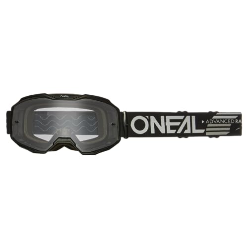 O'Neal | Gafas Para Ciclismo Y Motocross | Mx | Lente Resistente Agli Arañazos Con Trattamento Antivaho, 100% Protezione Uv | Máscara B-10 Solid V.24