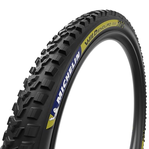 Michelin Wild Enduro 61-Pneumatico Posteriore Da Corsa, 29 X 6,1 Cm, Colore: Blu/Giallo, Bike Unisex Adulto, Nero, Sizes