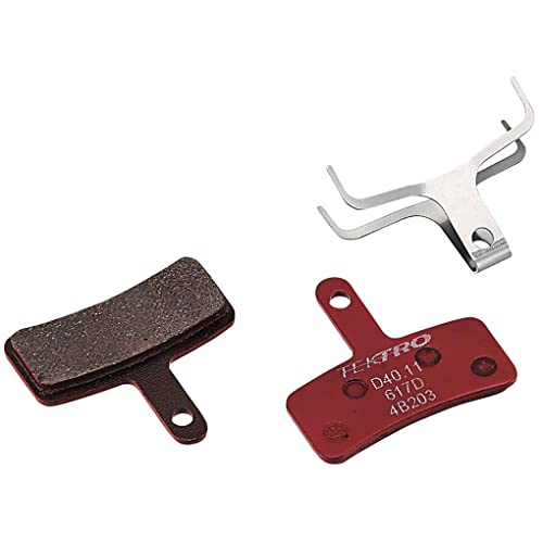 Tektro Pastiglie Freno D40.11, Dorado, Coppia, Rosse