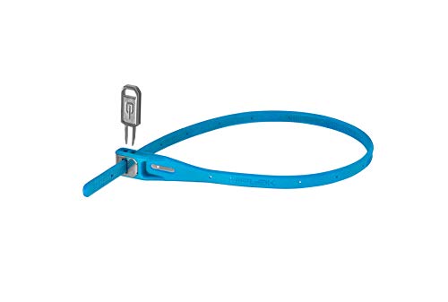 Hiplok Z Lok, Fascetta Di Sicurezza Multiuso, Unisex, Cyan, Circonferenza Di Chiusura 40 Cm