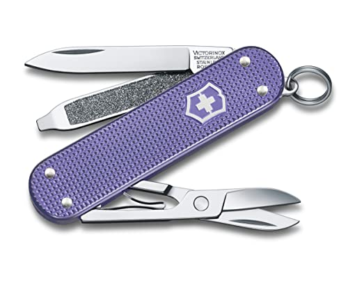 Victorinox 0.6221.223G Pocket Knife, Aluminum, Electric Lavender, Small